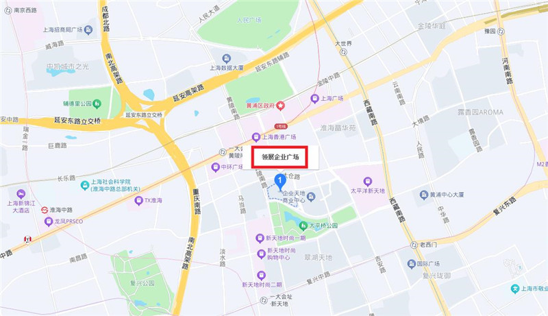 领展企业广场交通区位图
